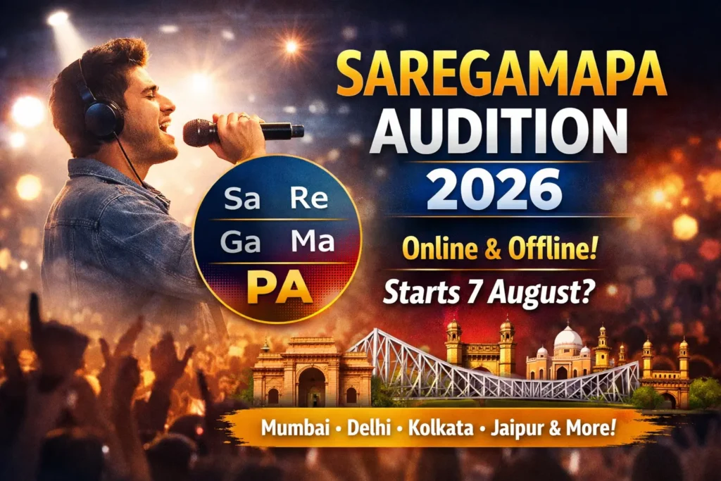 Saregamapa Audition 2026