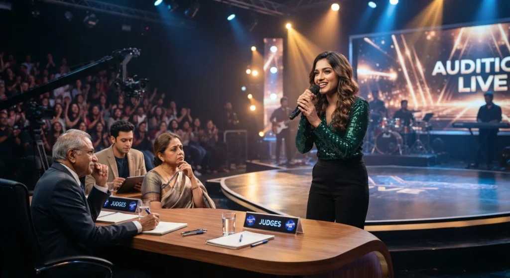 Latest singing audition performance by an Indian contestant